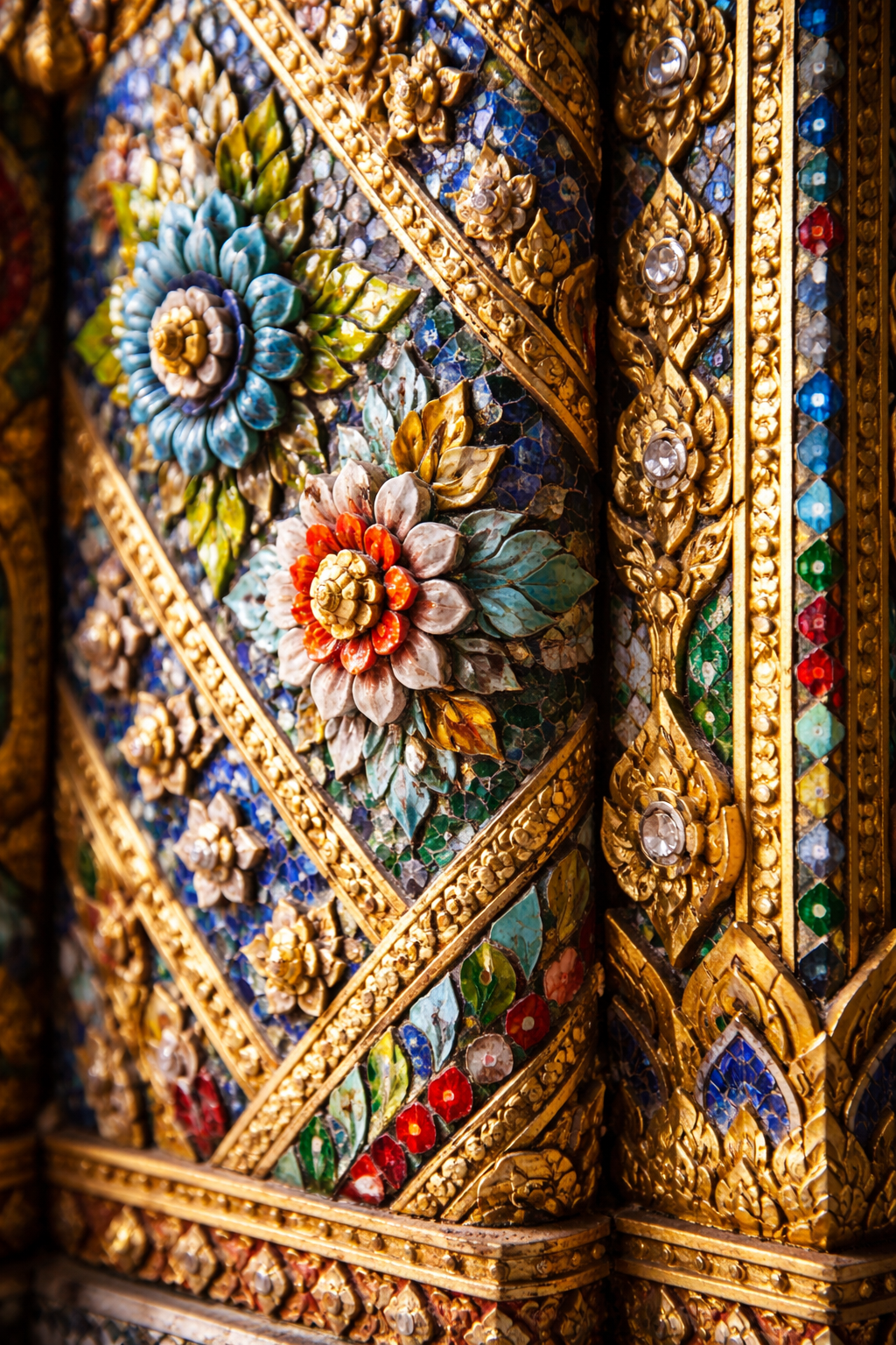 Bangkok temple art detail (muralstiles)